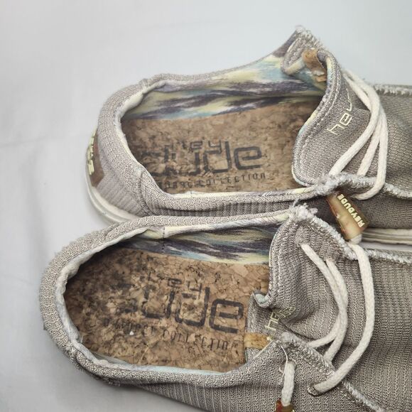 Men's Hey Dude Wally ECO Sox Desert Size 8 - Picture 6 of 13